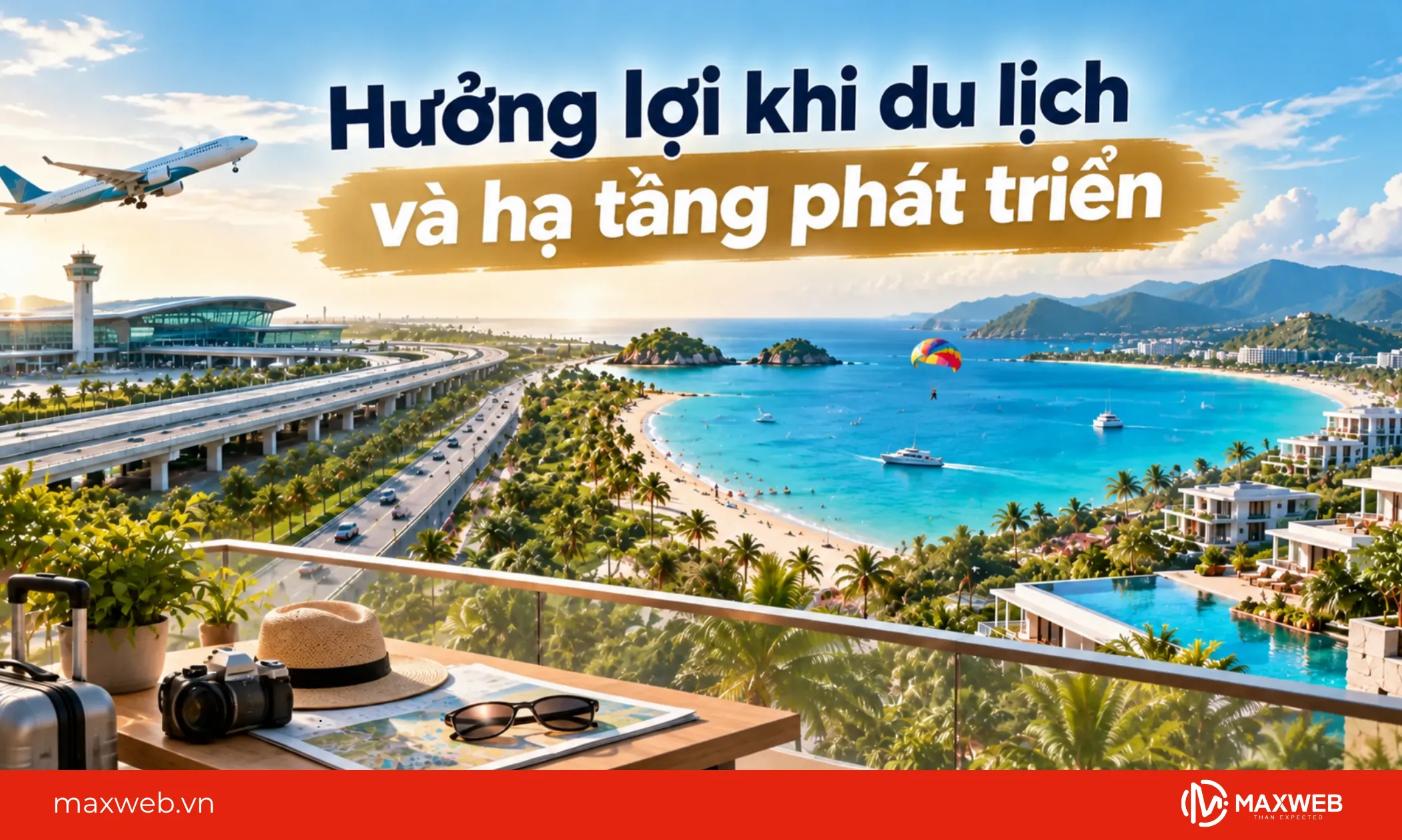 hưởng lợi khi du lịch hạ tầng phát triển