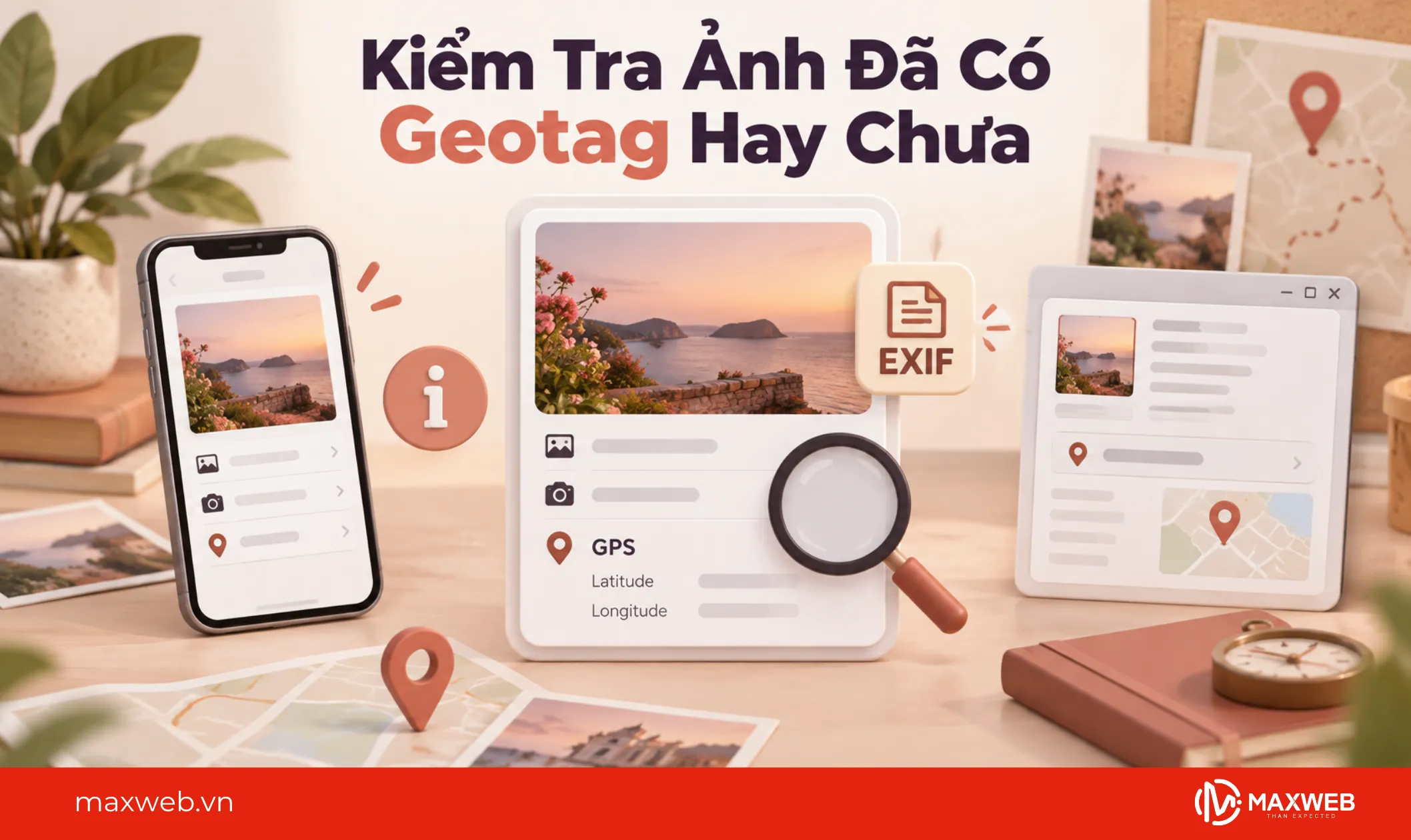 kiểm tra ảnh đã có geotag hay chưa
