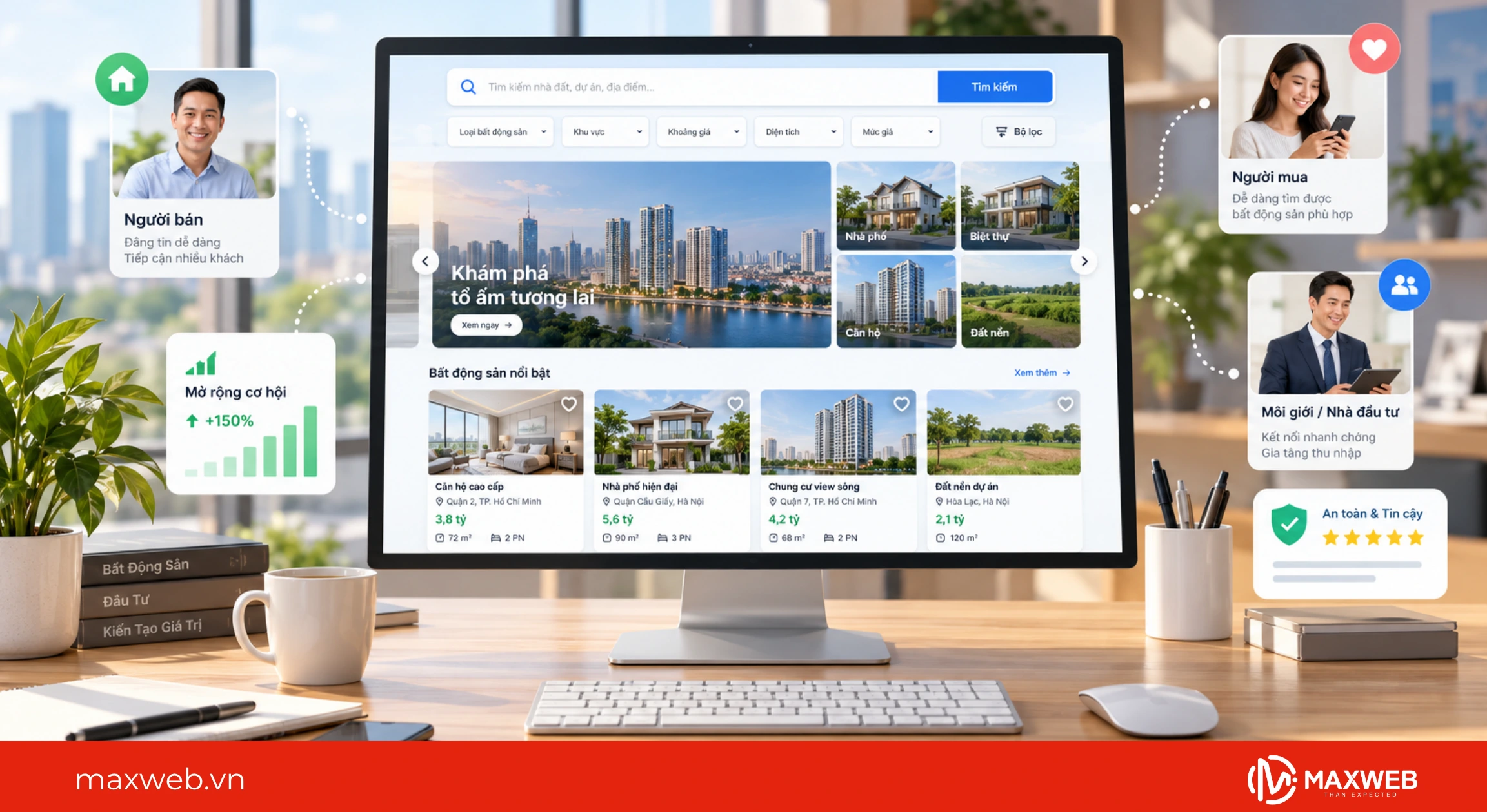 Những lợi ích khi sở hữu mẫu web đăng tin bất động sản bạn nên biết