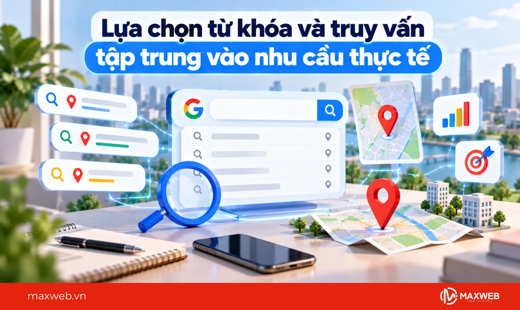 lựa chọn từ khóa và truy vấn tập trung vào nhu cầu thực tế