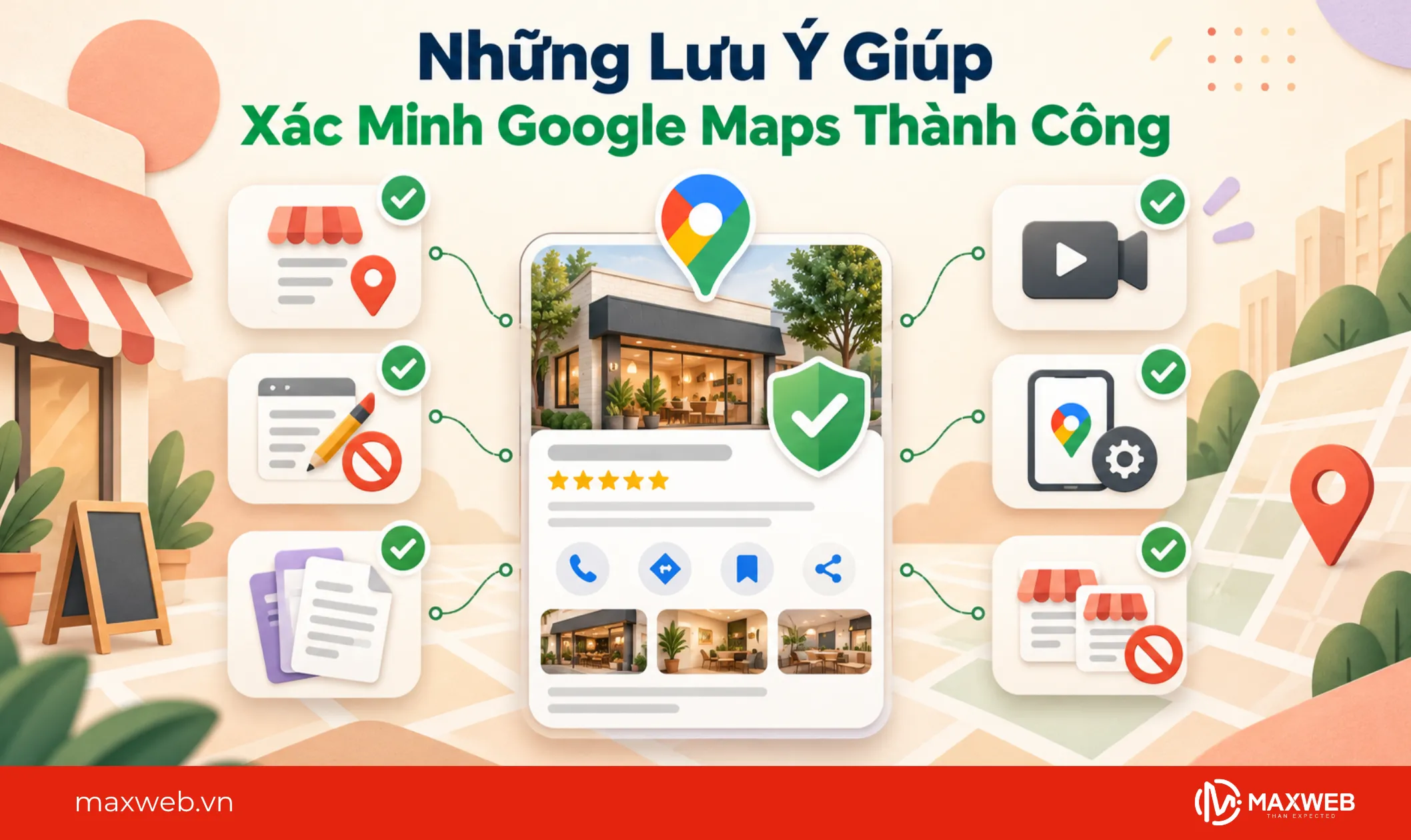 những lưu ý giúp xác minh google map thành công