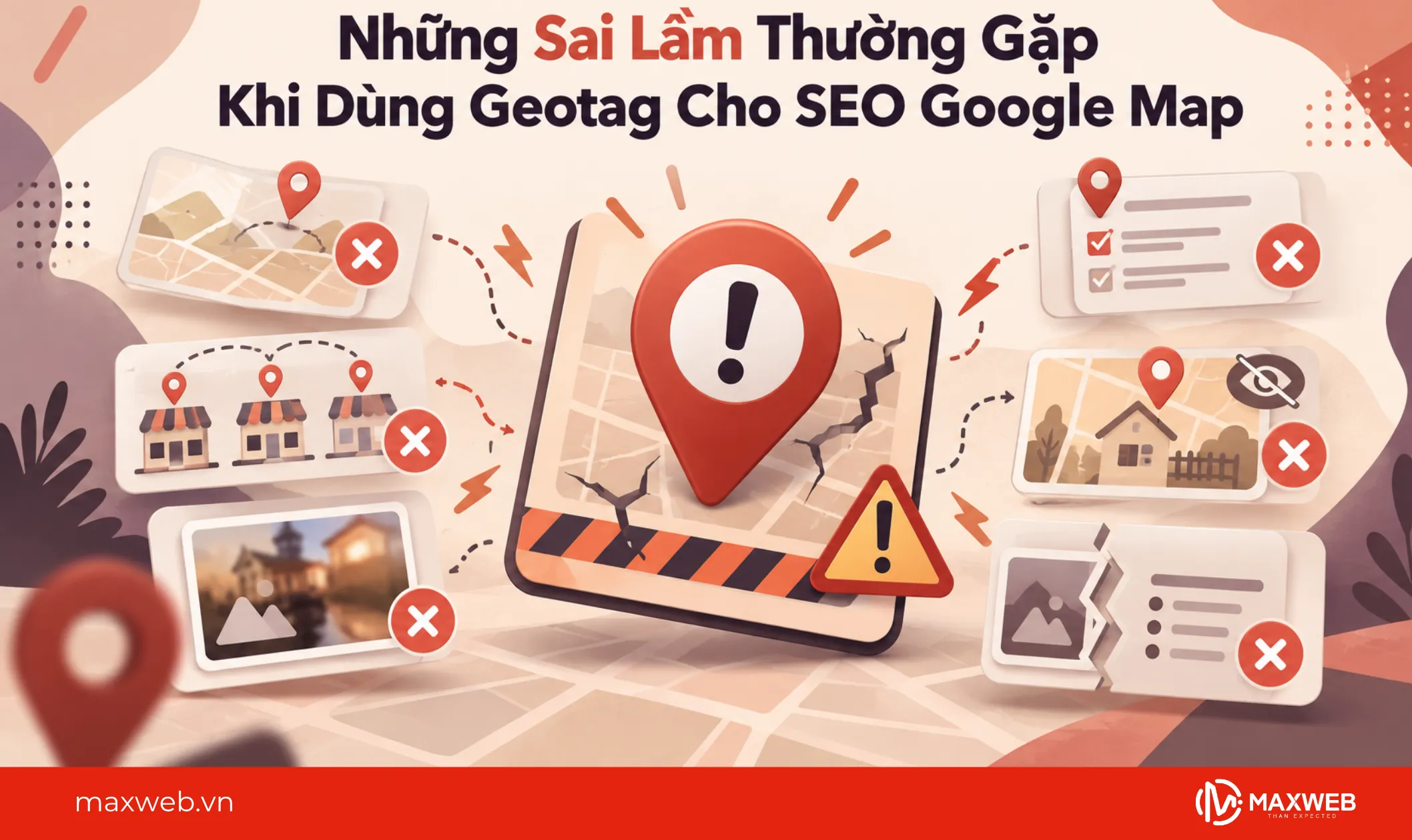những sai lầm thường gặp khi dùng geotag cho seo google map