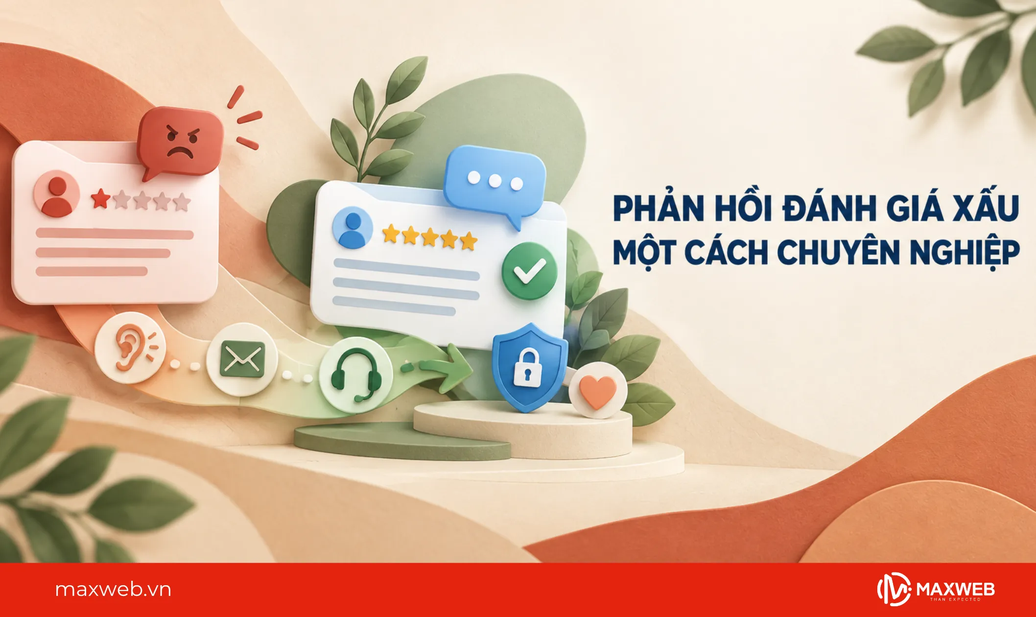 phản hồi đánh giá xấu một cách chuyên nghiệp