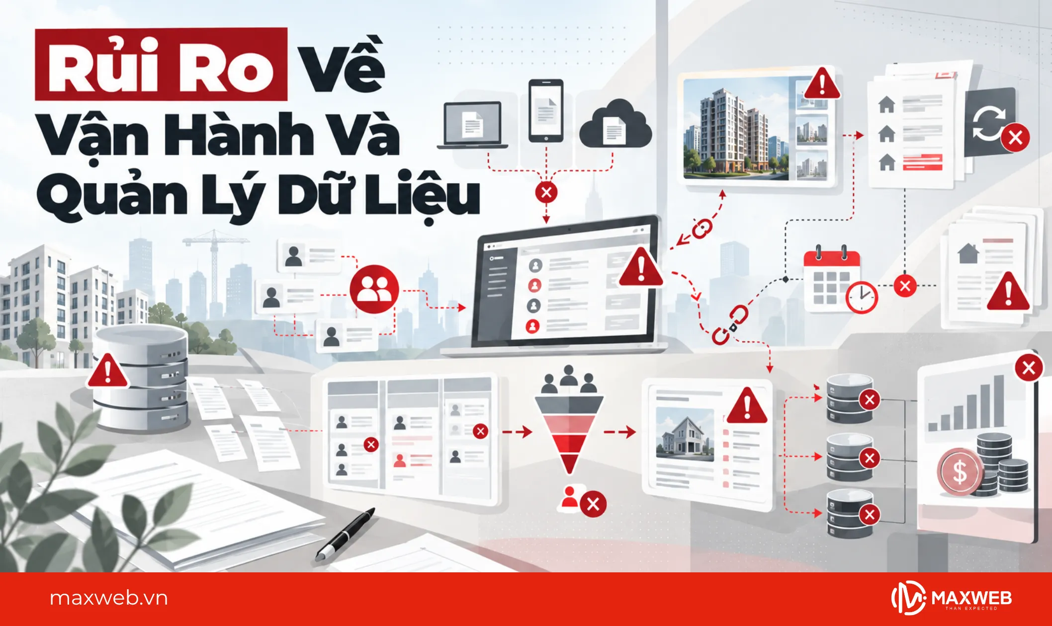rủi ro về vận hành và quản lý dữ liệu