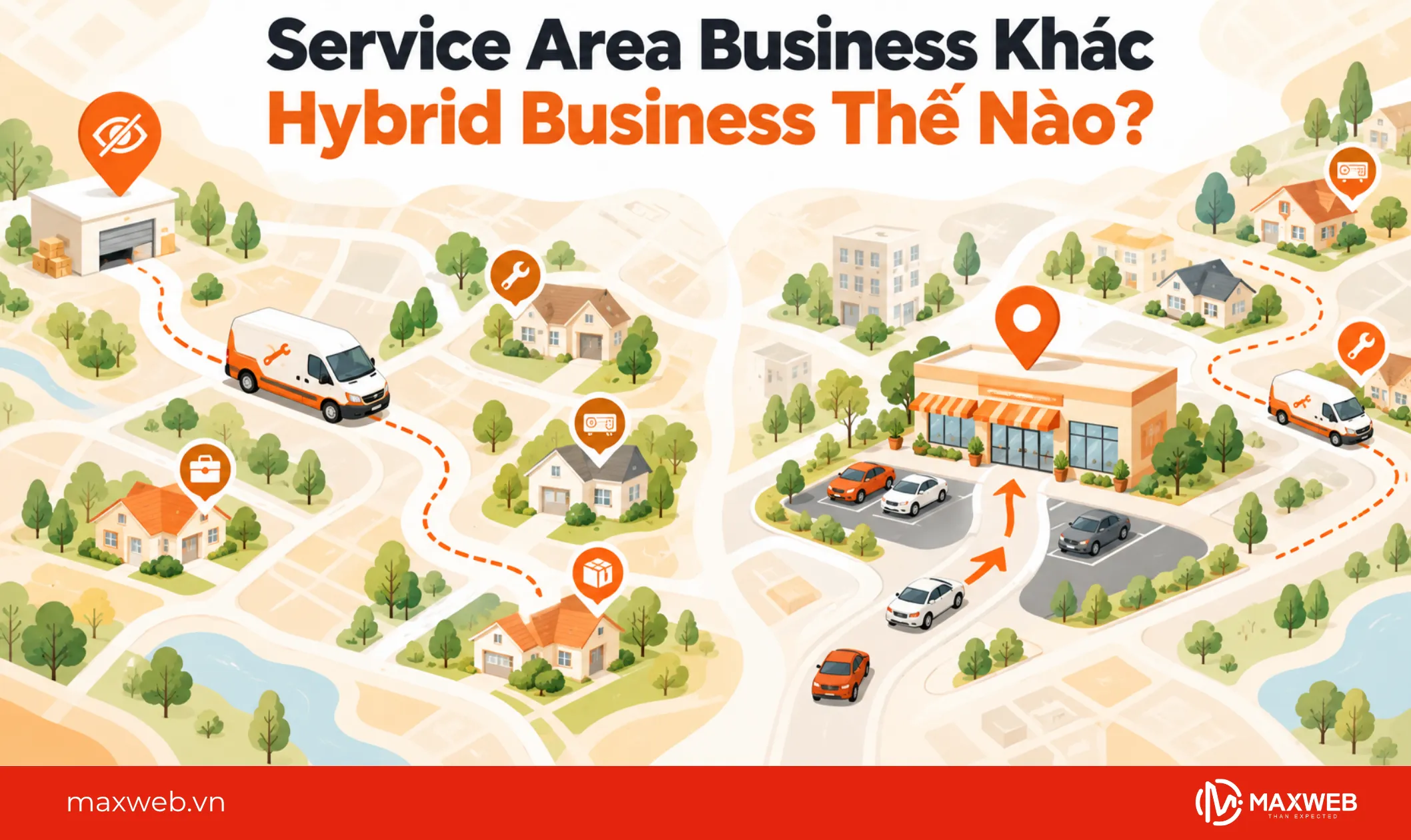 service area business khác hybrid business thế nào