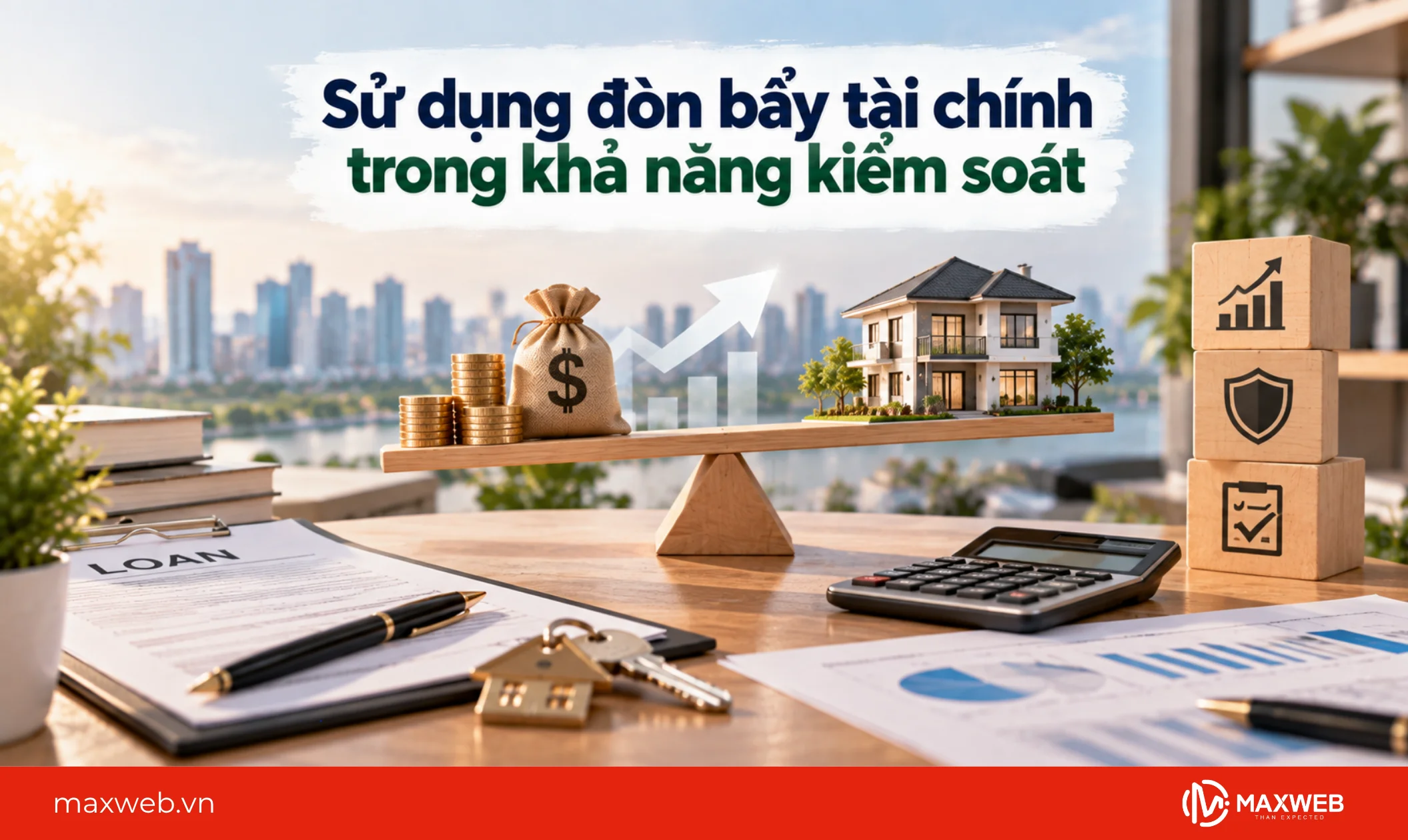 sử dụng đòn bẩy tài chính trong khả năng kiểm soát