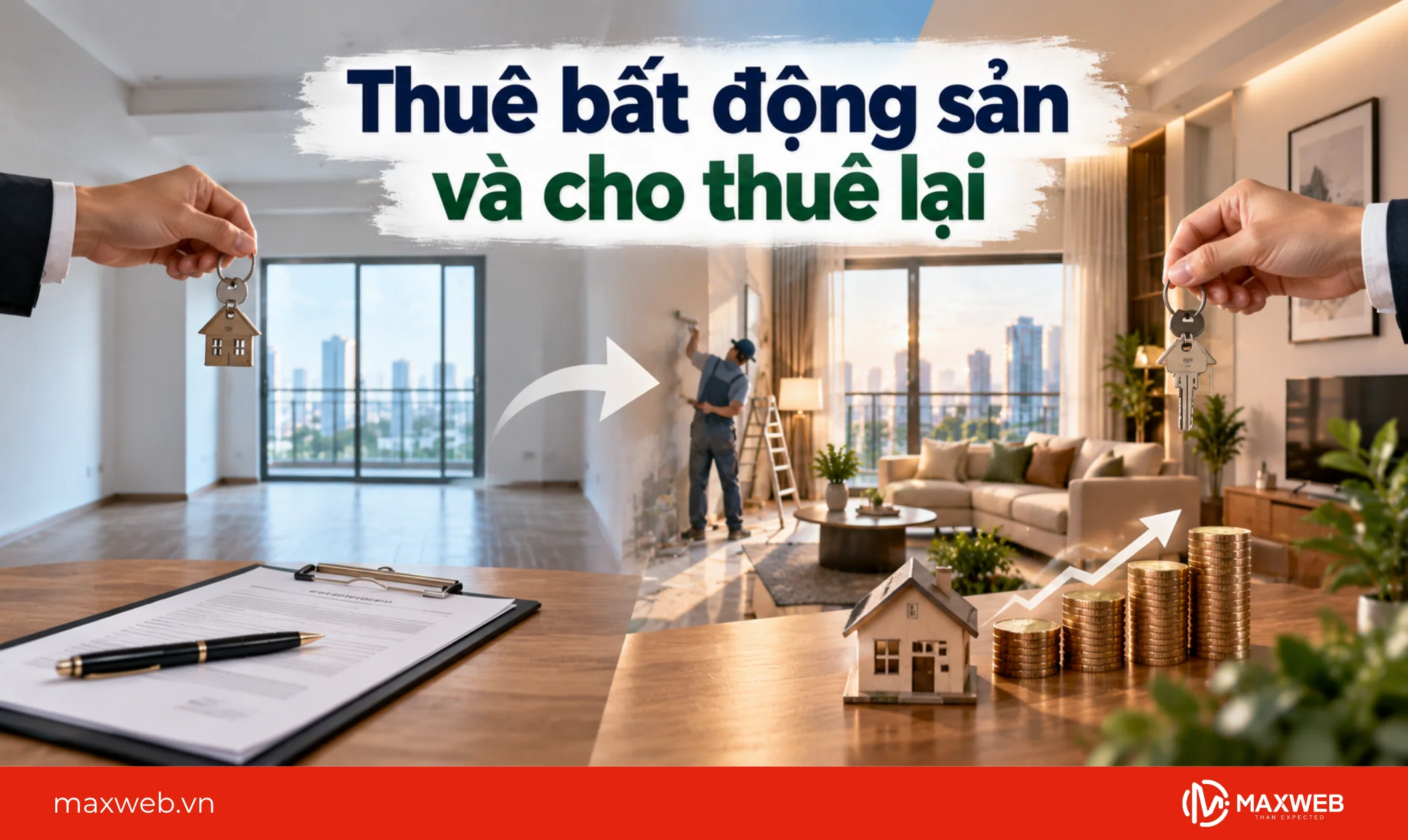 thuê bất động sản và cho thuê lại