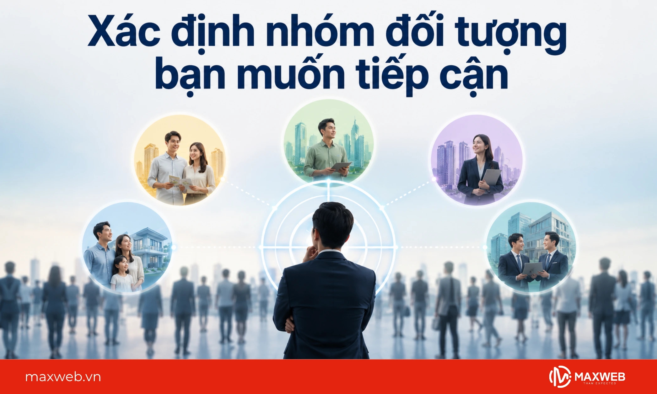 xác định đúng nhóm đối tượng bạn muốn tiếp cận