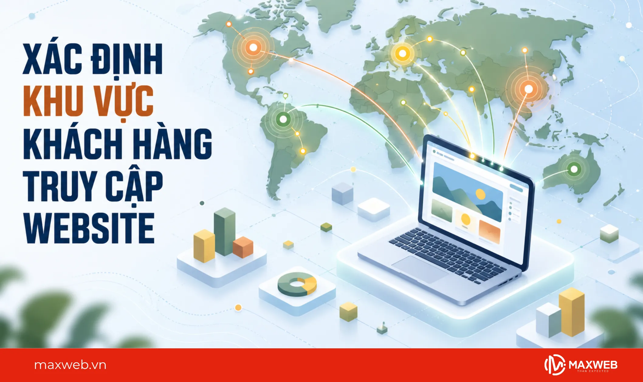 xác định khu vực khách hàng truy cập website