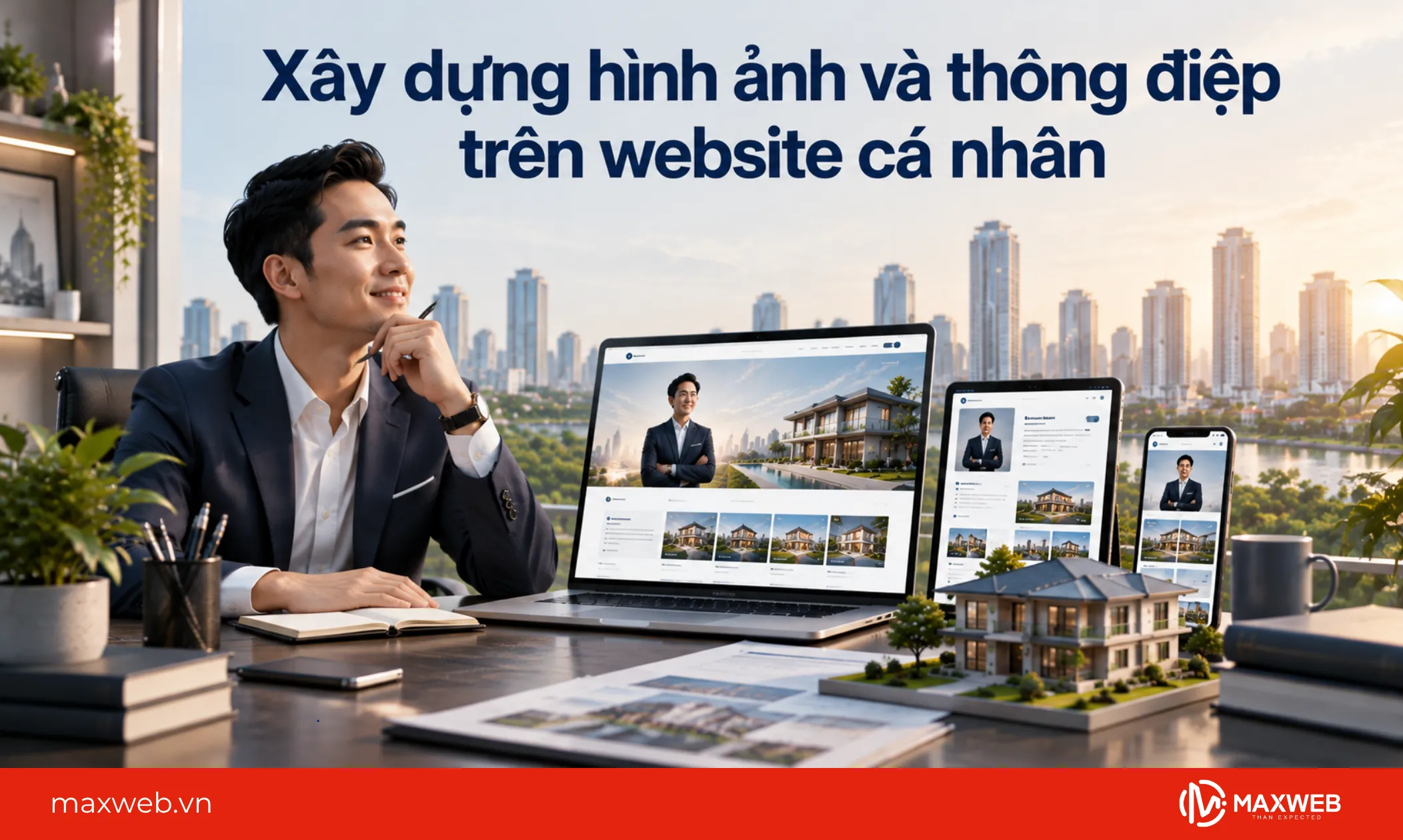 xây dựng hình ảnh và thông điệp trên website cá nhân