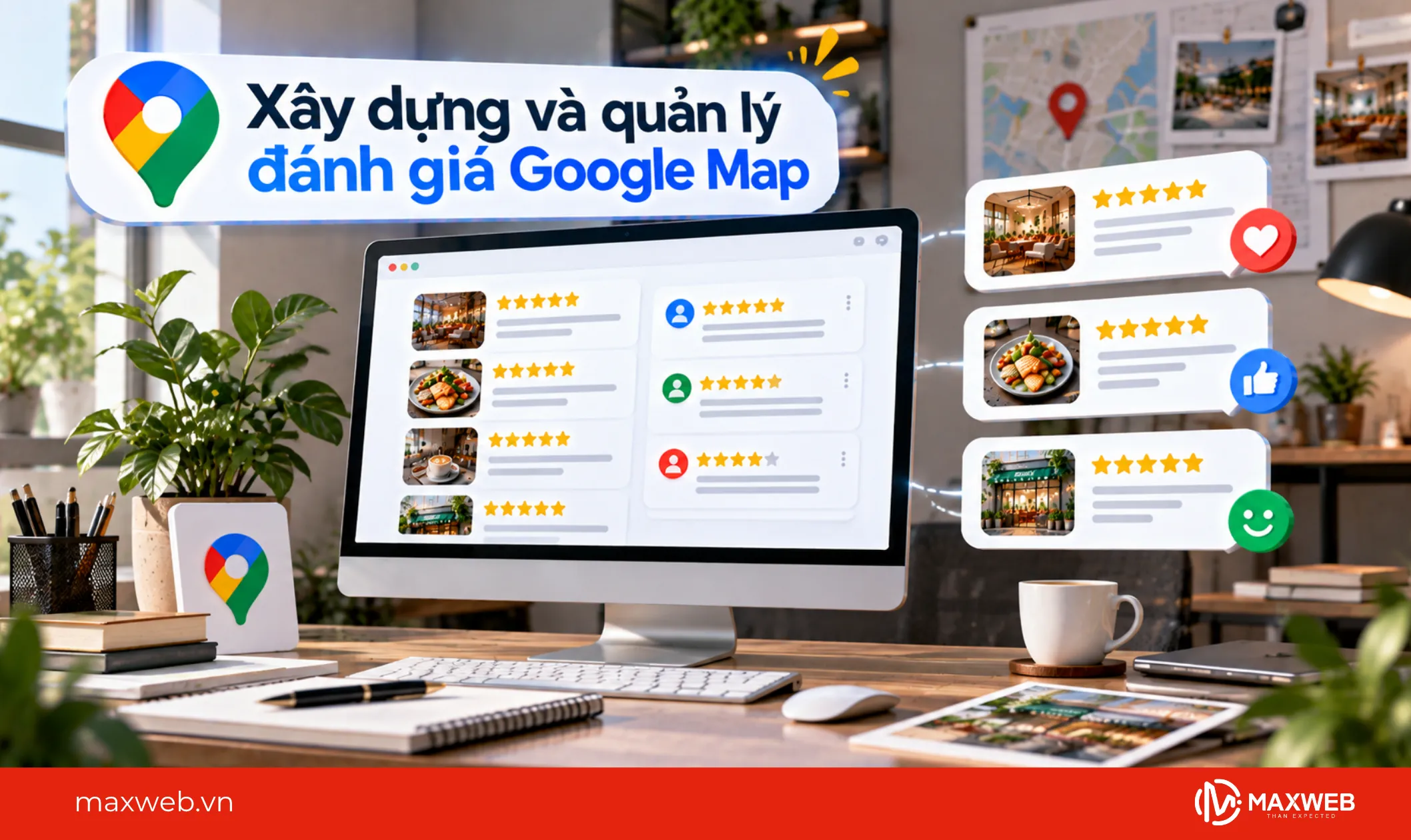 xây dựng và quản lý đánh giá google map