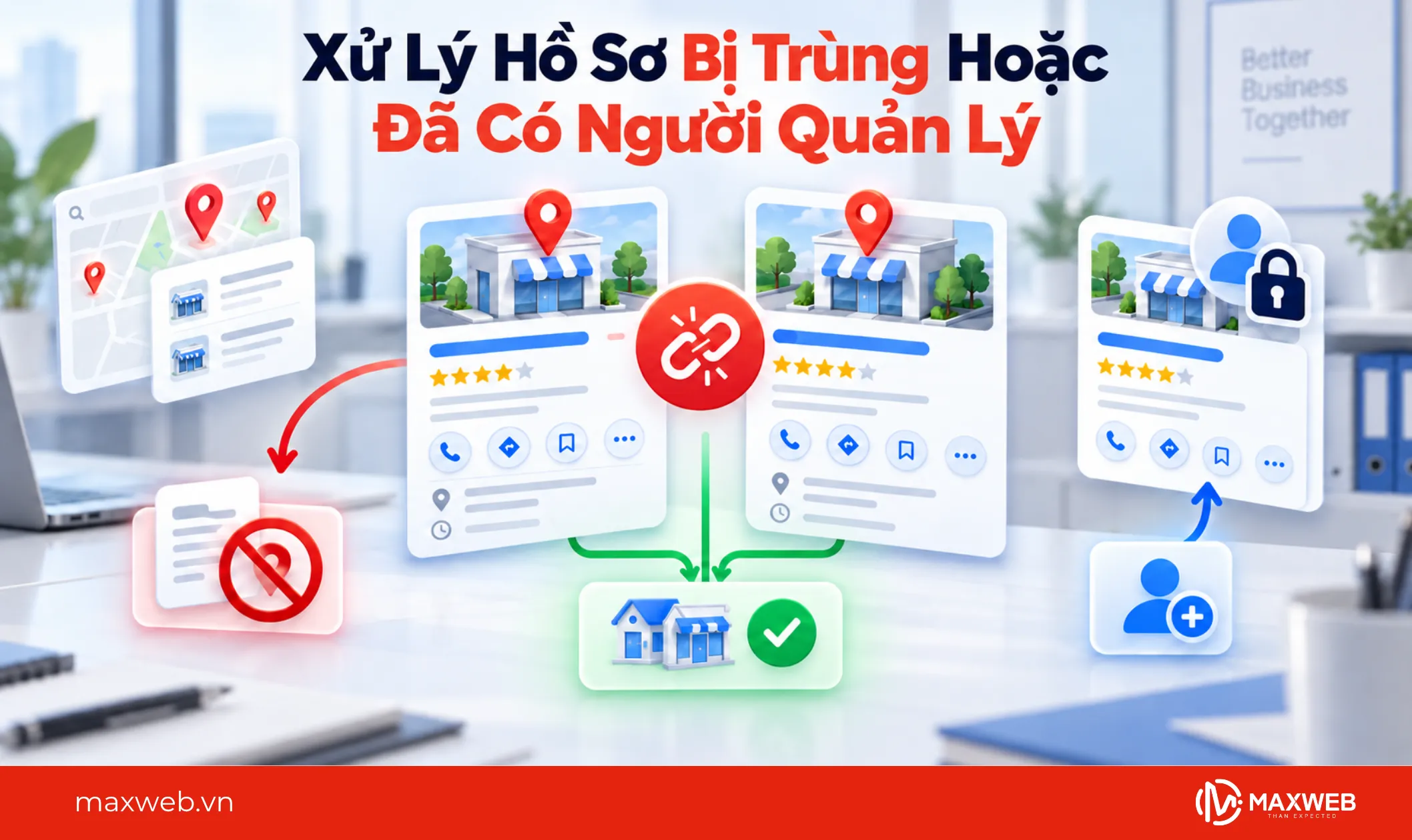 xử lý hồ sơ bị trùng hoặc đã có người quản lý