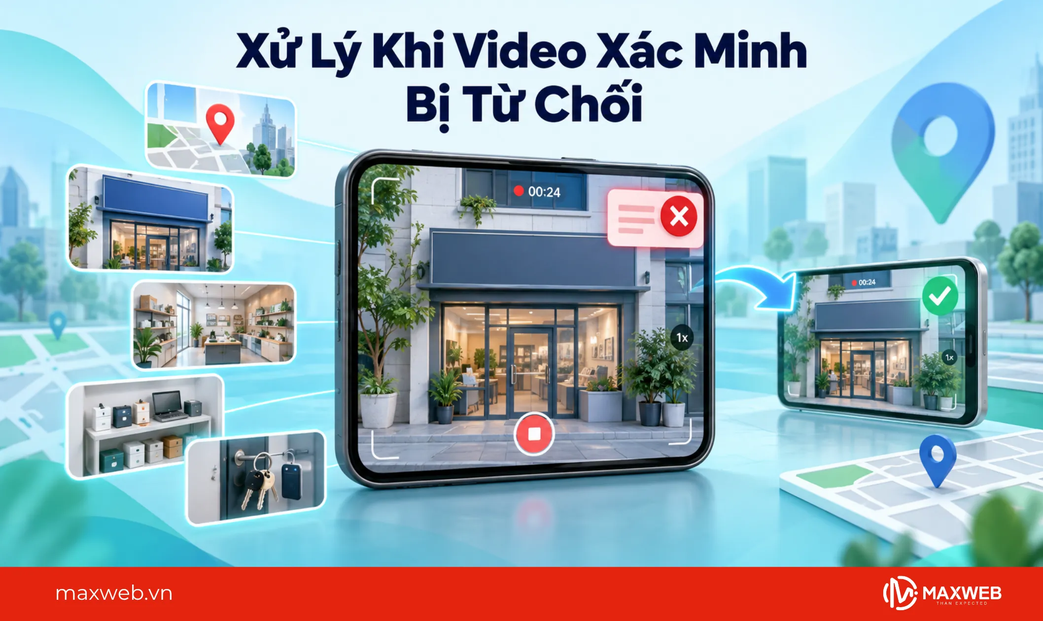 xử lý khi video xác minh bị từ chối
