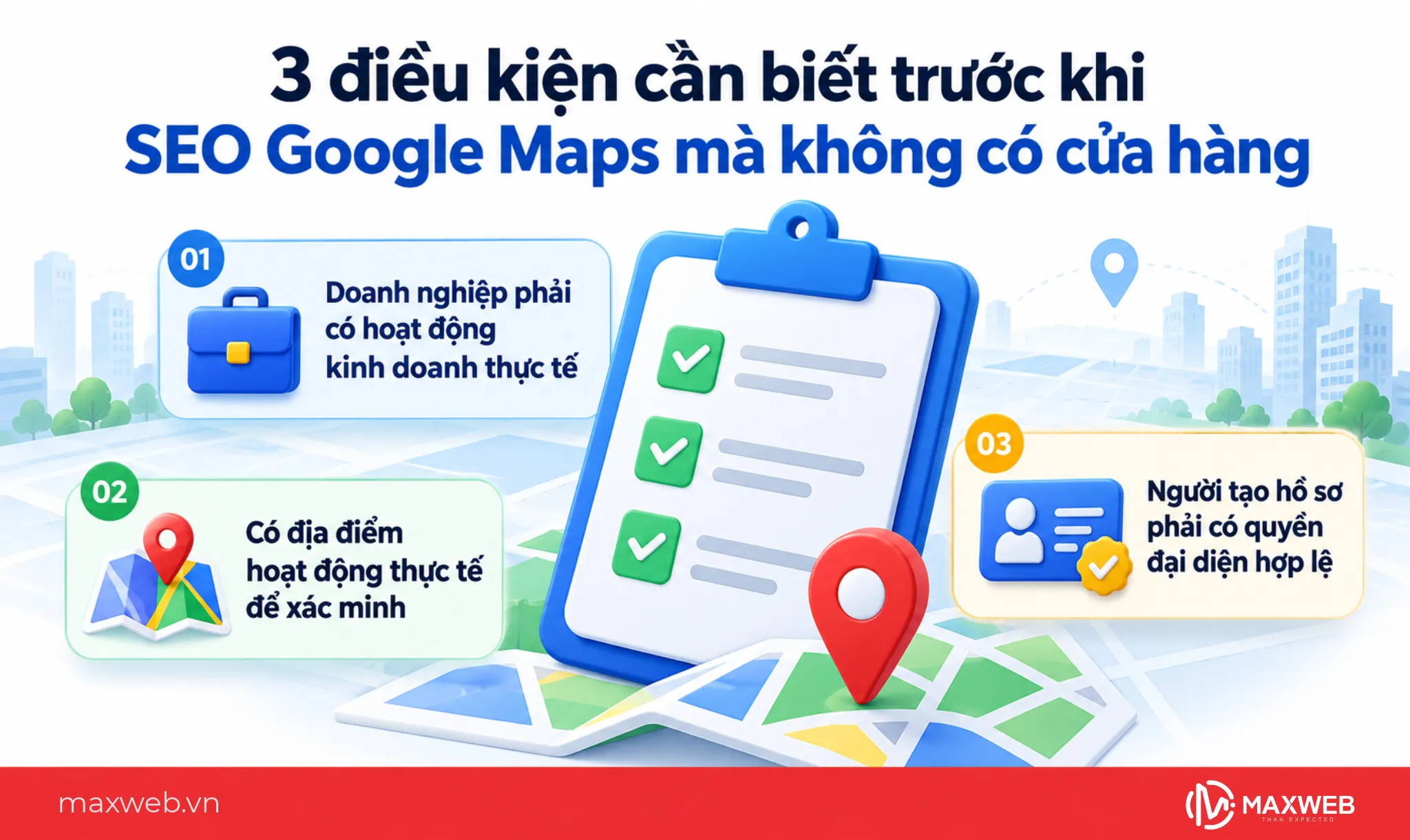 3 điều kiện cần biết trước khi SEO Google Maps mà không có cửa hàng