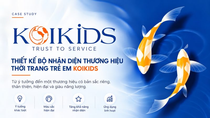 Bộ nhận diện thương hiệu thời trang trẻ em KOIKIDS