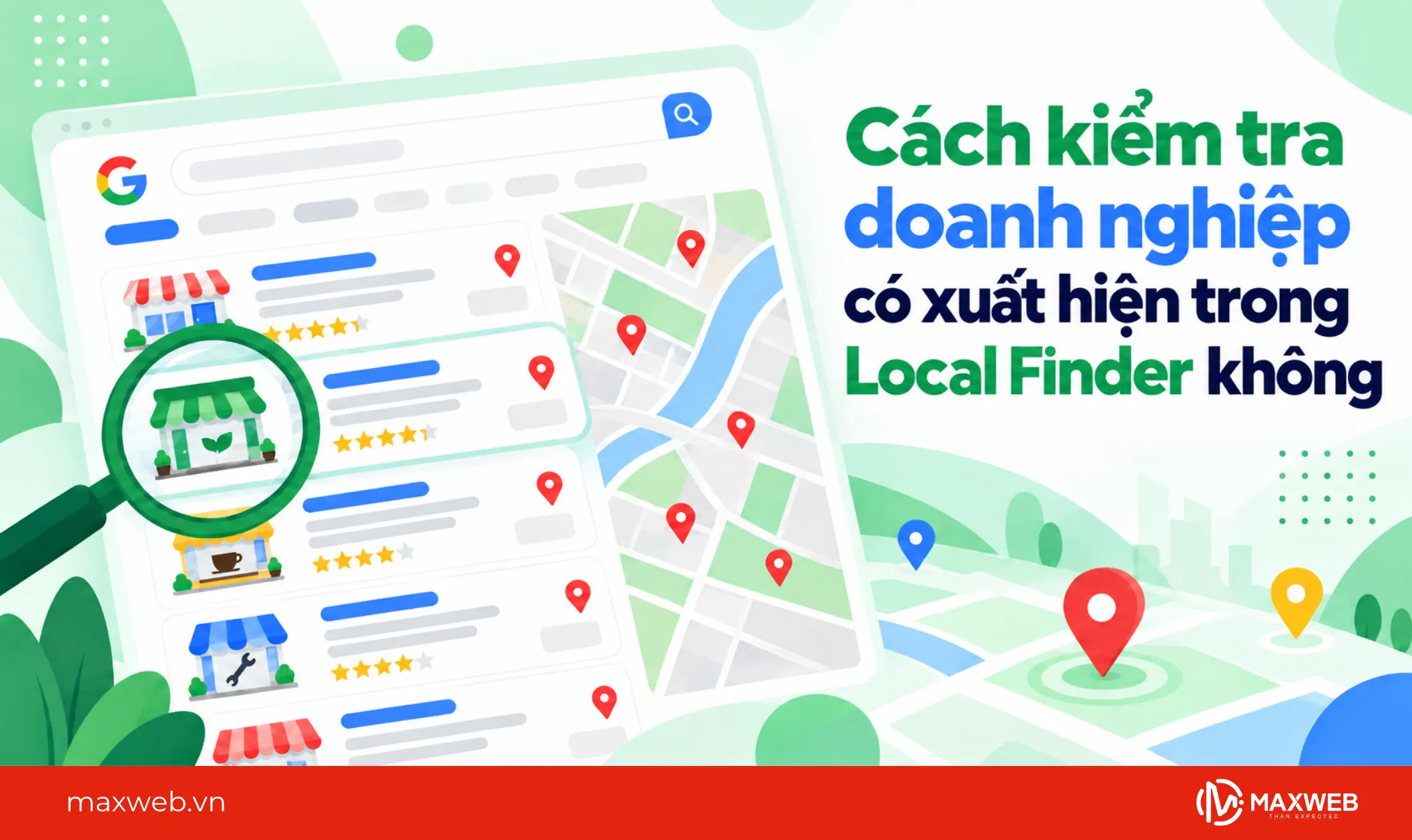 cách kiểm tra doanh nghiệp có xuất hiện trong local finder không