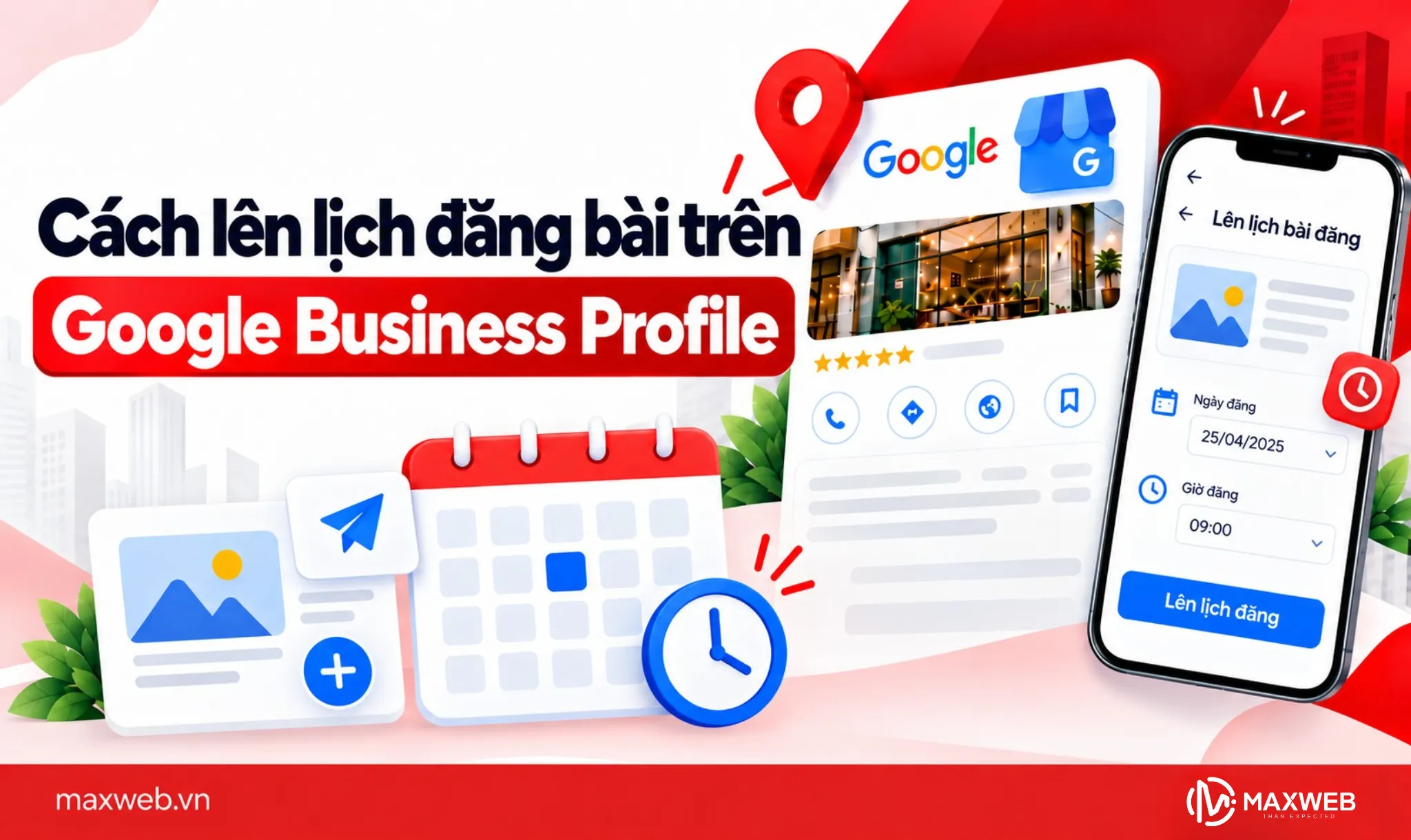 Cách lên lịch đăng bài trên Google Business Profile