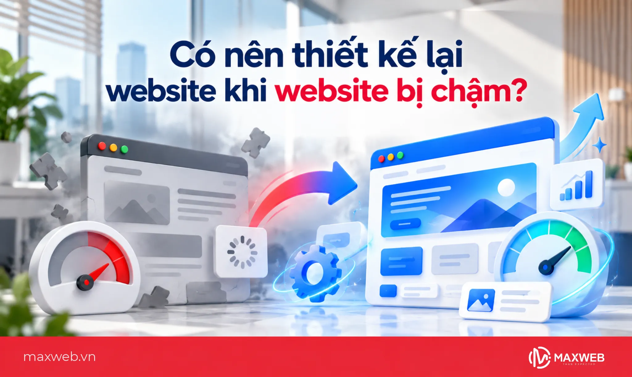 Có nên thiết kế lại website khi website bị chậm?