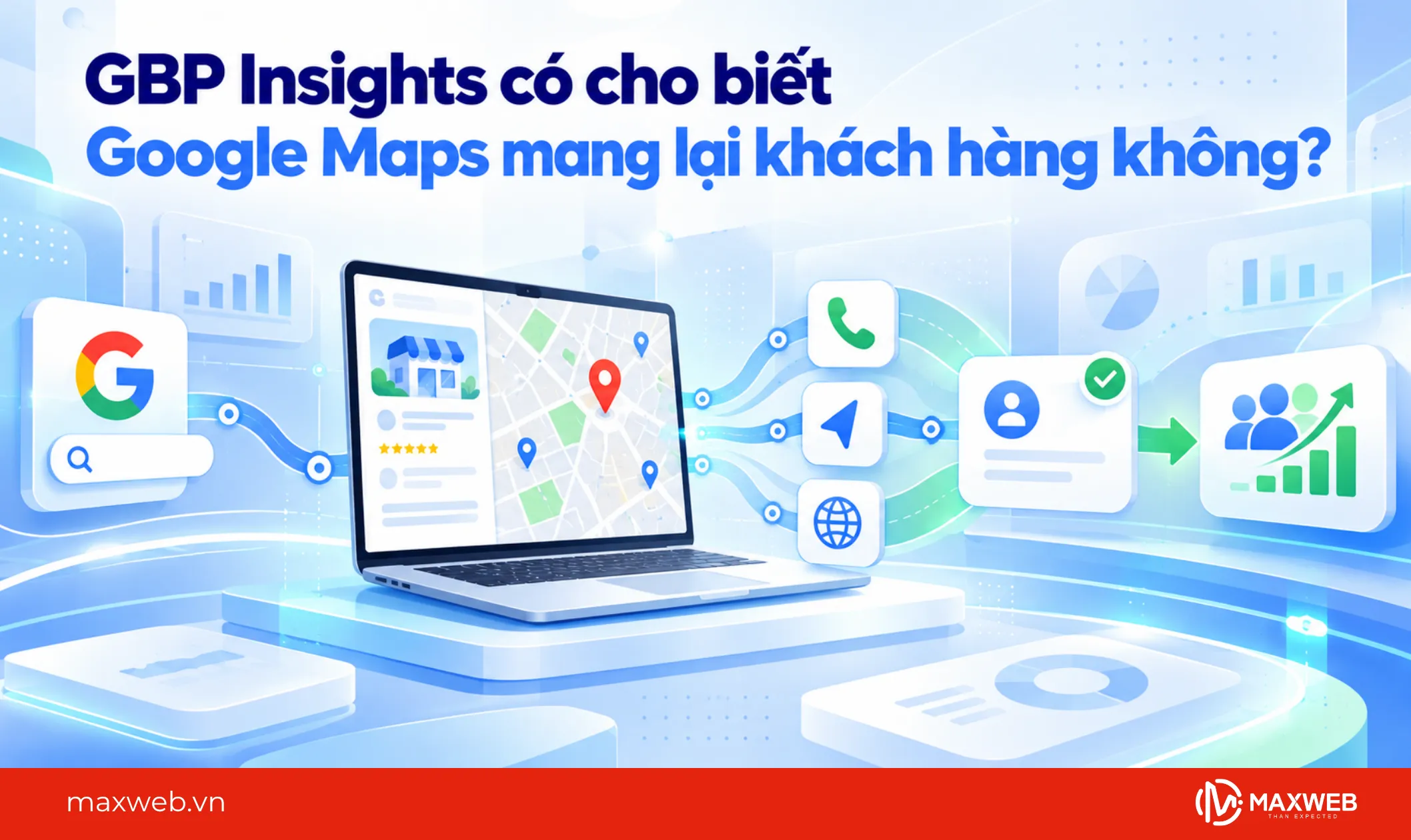 gbp insights có cho biết google maps mang lại khách hàng không