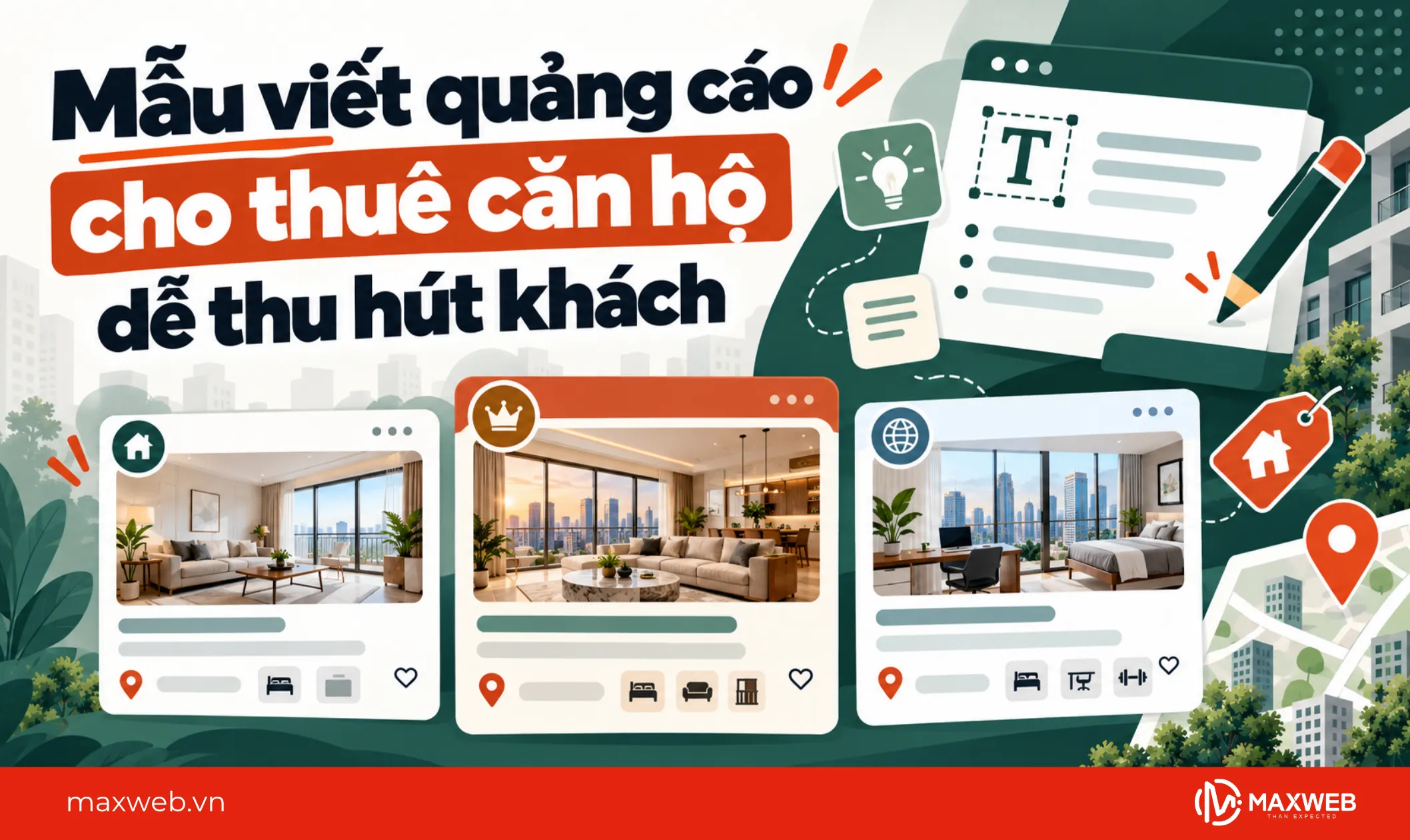 mẫu viết quảng cáo cho thuê căn hộ dễ thu hút khách hàng