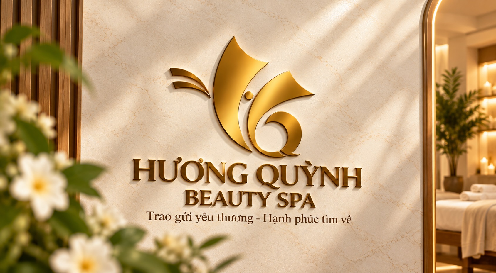 Thiết kế long Hương Quỳnh Beauty Spa
